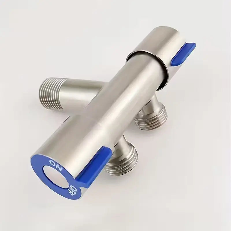 Juego de grifería con válvula de descarga para inodoro, pistola rociadora de una en dos salidas, bidé, fregona multifuncional, grifo de doble uso para piscina