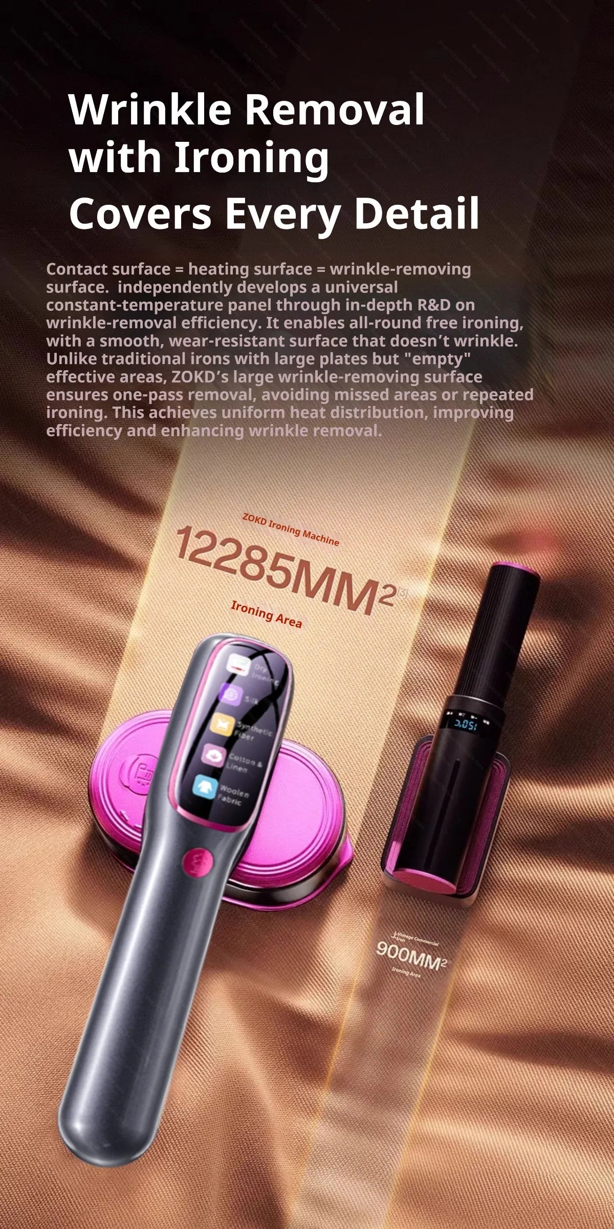 Plancha de Vapor Portátil Multifuncional, Plancha de Vapor de Mano, Plancha Vertical de Viaje