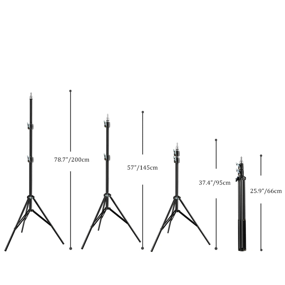 Trípode extensible SH de 190cm con tornillo y ruedas de 1/4, control remoto por Bluetooth para cámara DSLR, trípode de micrófono con luz de relleno para teléfono inteligente