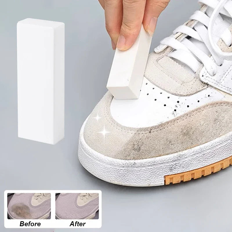2026 Borrador Limpiador para Zapatos de Gamuza y Deportivos, Cuidado de Zapatos de Cuero Mate, Revitalizador Blanqueador para Cuero de Terciopelo y Herramienta Quitamanchas