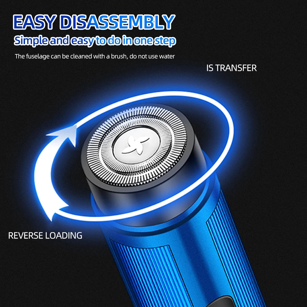 Mini Afeitadora eléctrica para hombre, depiladora de afeitar recargable, máquina de afeitar para mujer, Mini Afeitadora de coche, herramientas de afeitado eléctrico