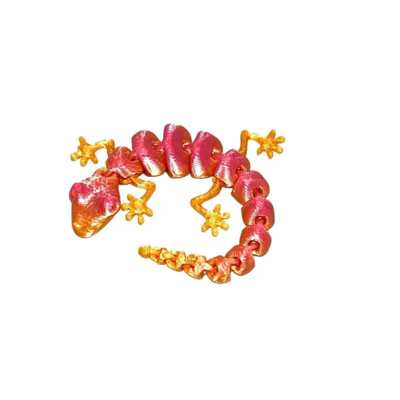 10/20 Piezas de Figuras de Lagartos Mini Impresas en 3D con Articulaciones Móviles, Decoración Creativa para el Hogar, Juguetes de Animales, Regalo de Navidad para Niños