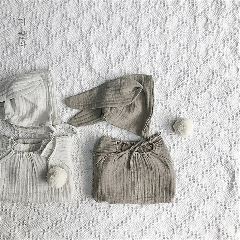 Body para bebé recién nacido con sombrero, ropa de algodón orgánico de manga larga para niña y niño, disfraces de fotografía, ropa para niña y niño
