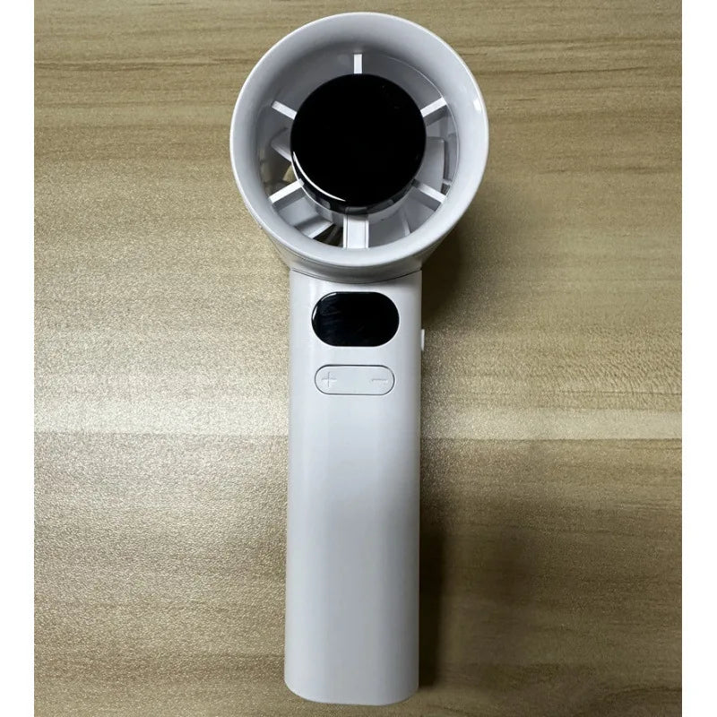 Ventilador de Mano Portátil HOMEFISH, Recargable por USB, sin Aspas, de Alta Velocidad, para Uso Personal