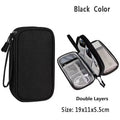 Bolsa de Cable de viaje, bolsa de almacenamiento Digital portátil, cargador, Cable de datos, bolsa USB, organizador, bolsa de almacenamiento de accesorios electrónicos impermeable
