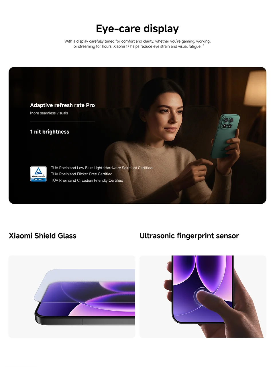 【Versión Global】 Xiaomi 17 Smartphone 5G 12GB RAM Batería de 6330mAh Cámara Leica de 50MP HyperCharge de 100W Snapdragon ®   8 Elite Gen 5