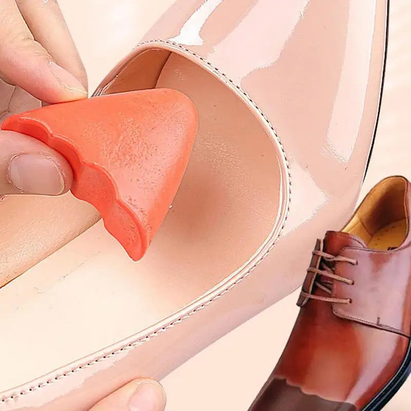 Rellenos de dedos para zapatos, relleno de zapatos de espuma de PU suave y grueso, 1 par de inserciones para los dedos, embutidor de zapatos cómodo antidesgaste para zapatos informales