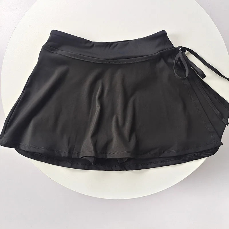 Falda deportiva de Yoga 2 en 1 para mujer, faldas deportivas para correr, pantalones cortos de cintura alta, falda de Golf de voleibol, tenis, deportes, gimnasio, falda de Yoga, pantalones cortos