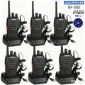 Fabricante de 2/4/6/10 unidades BF 88E Baofeng original de 5W, walkie-talkie para comunicación de larga distancia, ultra larga duración en espera, ideal para viajes por carretera