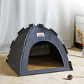 Casa Plegable para Gatos, Tienda de Campaña para Mascotas, Universal para las Cuatro Estaciones, Nido para Perros y Gatos, Colchoneta Refrescante de Verano, Portátil, Plegable y Transpirable para Exteriores