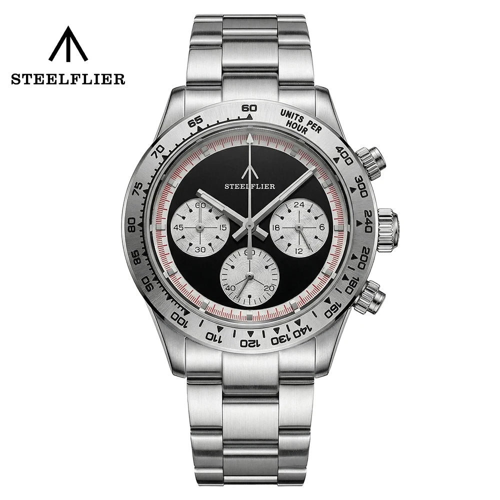 Reloj de Cuarzo de Lujo para Hombre SF733 STEELFLIER, Movimiento Silencioso VK63, Superluminoso, Resistente al Agua 200M, Reloj de Buceo, Nuevo Lanzamiento Oficial