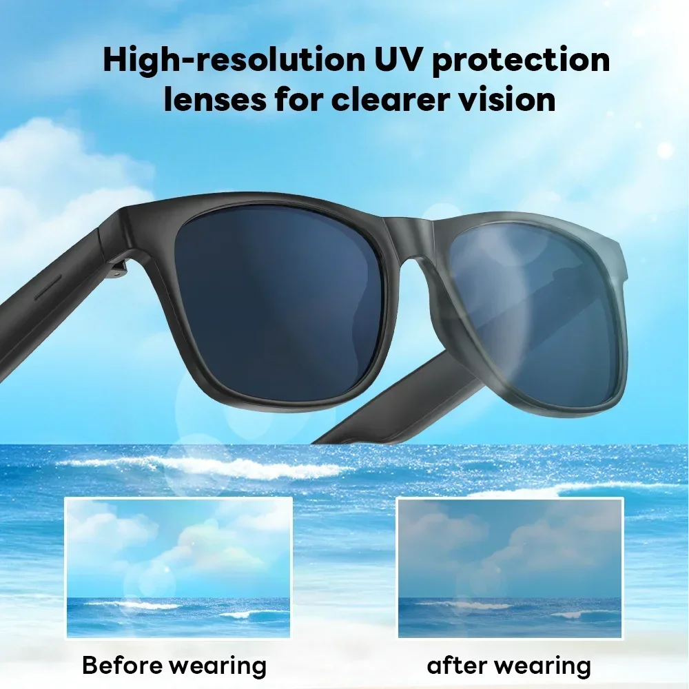 Lentes Inteligentes con IA Lenovo 2026, Nuevas, con Control Táctil 8K, Grabación de Fotos y Vídeos, Traductor, Asistente de Voz, Bluetooth, Inalámbricas