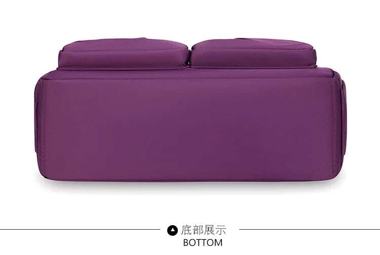 Bolso cruzado de nailon para mujer, bolso de hombro de gran capacidad, bolso femenino con múltiples bolsillos, bolso de compras de viaje para mujer, bolso de ocio