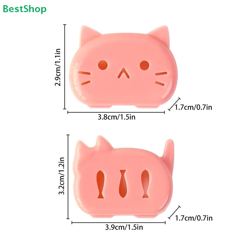 ❀ ❀ Funda Protectora para Cepillo de Dientes con Diseño de Gato de Dibujos Animados - Estuche de Viaje Transpirable y a Prueba de Polvo para Protección del Cepillo de Dientes