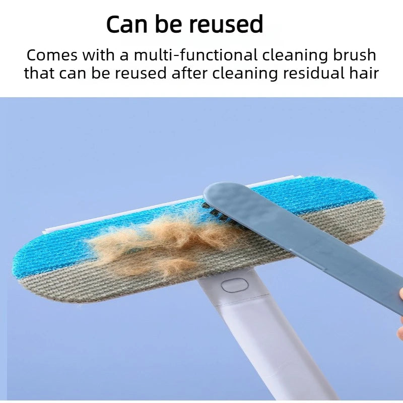 Cepillo Quitapelusas para Mascotas, Removedor de Pelo de Gato y Perro, Herramienta de Absorción de Pelo para Sofá, Cama y Alfombra