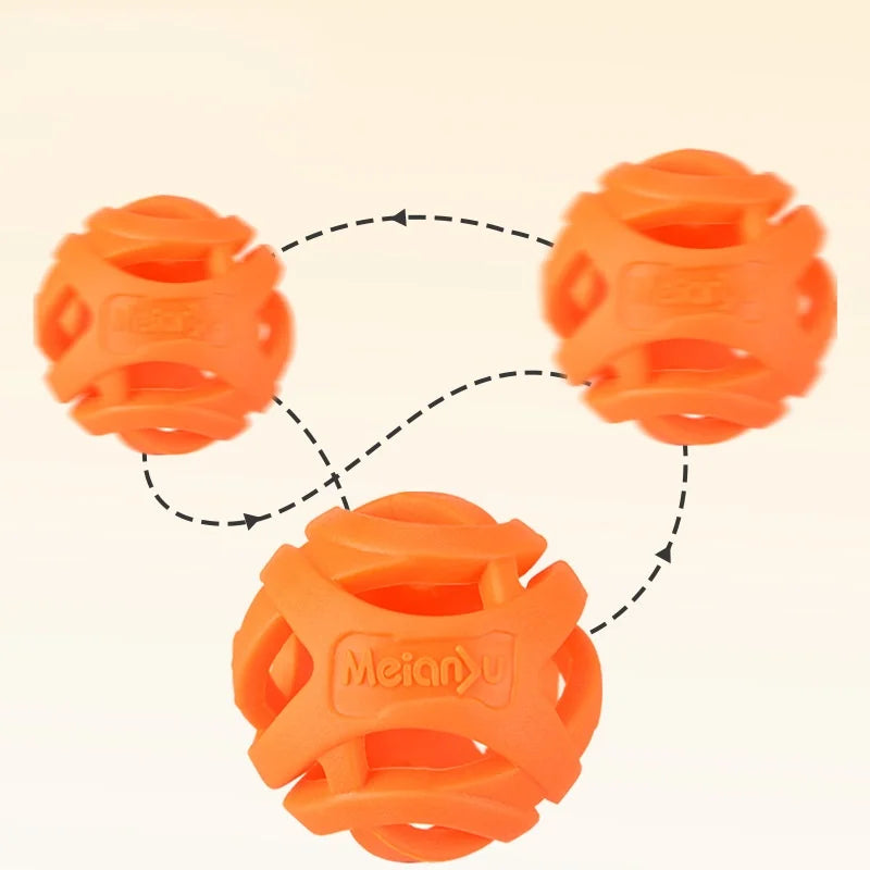 Nueva Pelota de Juguete Elástica y Resistente para Perros, Juguete Molar para Limpieza Dental, Pelota Interactiva para Perros Pequeños y Medianos