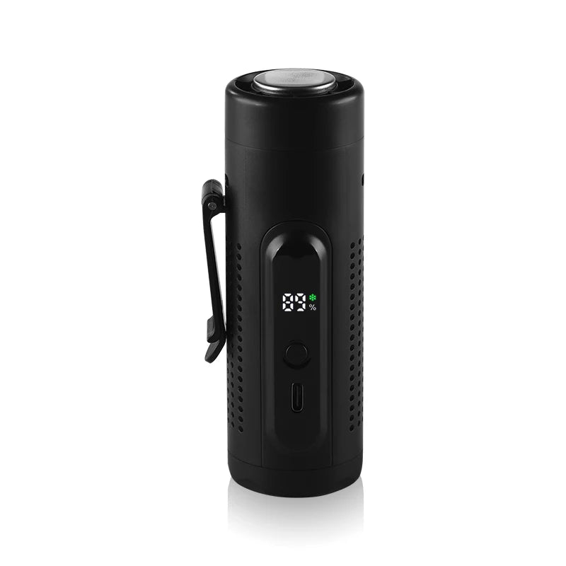 Nuevo Ventilador Turbo de Refrigeración ICE para Semiconductores 2026, Ventilador Portátil USB 3 en 1 para Cuello y Cintura, Pantalla LED, Mini Ventilador sin Escobillas de 3000mAh