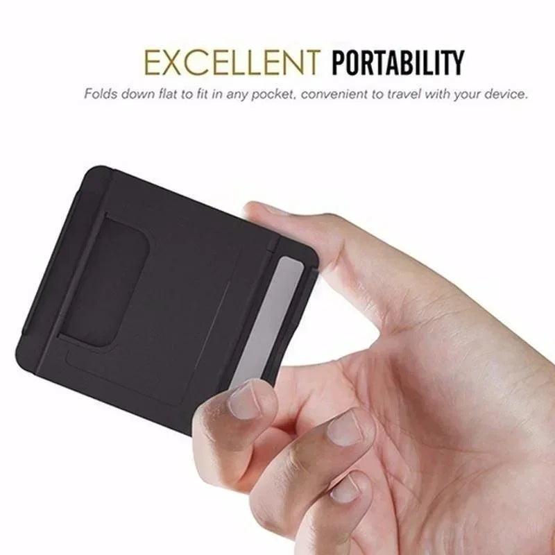 Soporte portátil de escritorio para teléfono móvil, Mini soporte de escritorio Universal, soporte ajustable para todos los teléfonos inteligentes, pantalla de tableta