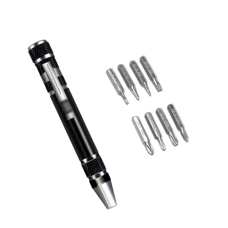 Mini destornillador de precisión multifunción 8 en 1, Kit de herramientas manuales de reparación de teléfonos móviles, juego de destornilladores portátiles