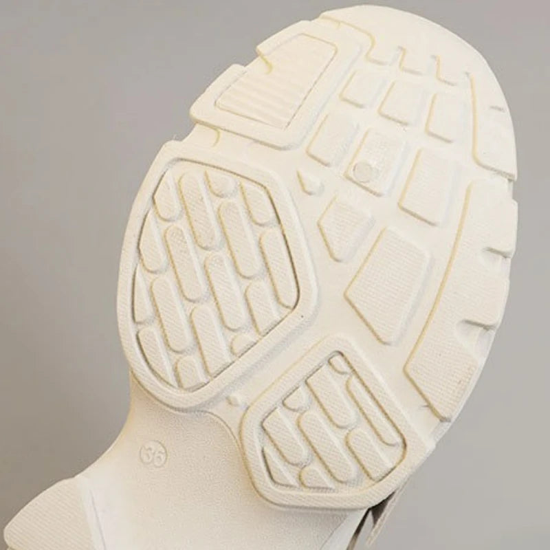 Zapatillas de deporte para mujer, zapatos de cuero con aumento de altura, zapatos informales con cordones a la moda, zapatos vulcanizados para exteriores, zapatos de plataforma de diseñador para mujer