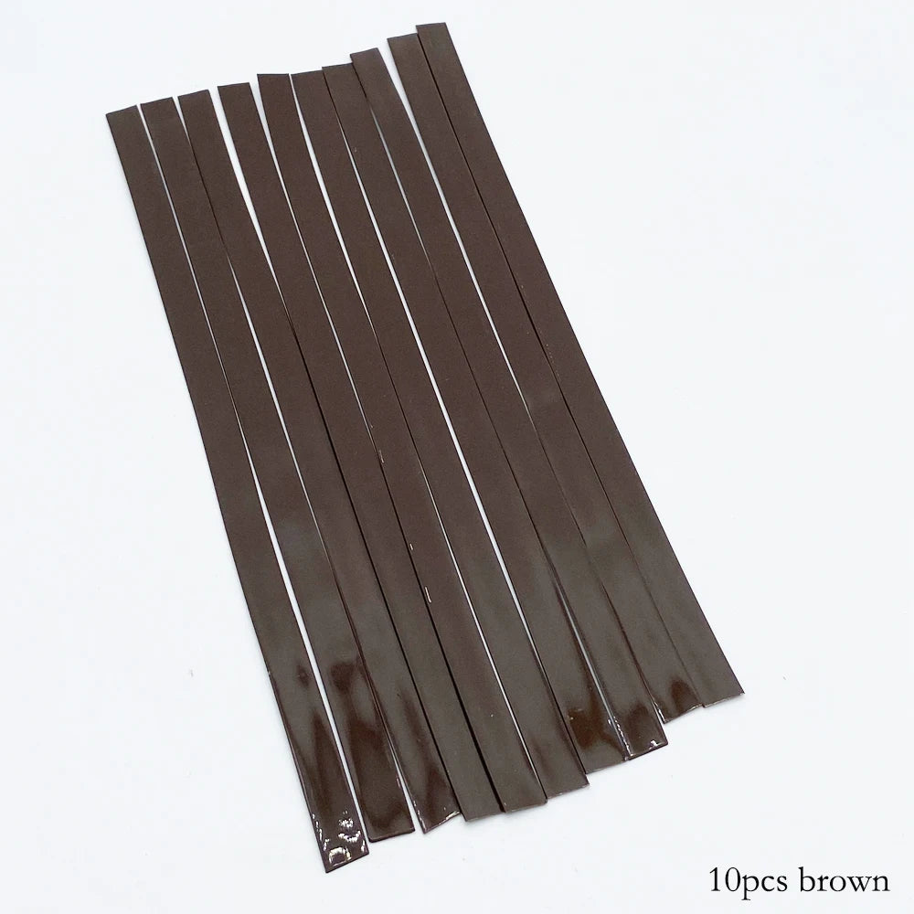 Pegamento italiano de queratina, punta plana de fusión para extensiones de cabello humano, 10/20 piezas, 1x20cm