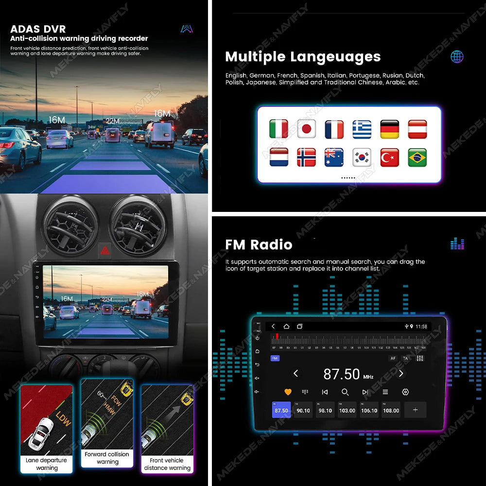 Sistema de audio inteligente para automóvil con Android 14 para Hyundai i30 II 2 GD 2011-2017, Carplay inalámbrico, radio para automóvil de 9 pulgadas, GPS, unidad principal estéreo.