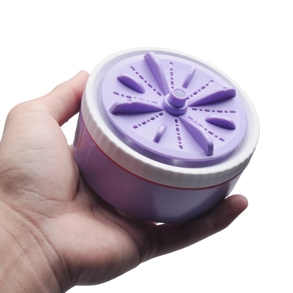 Mini lavadora portátil USB giratoria Turbo fruta lavavajillas ultrasónico para ropa hogar cocina viaje Control remoto탁