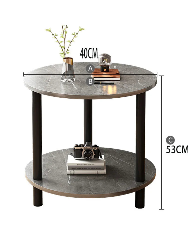 Mesa De Centro,auxiliar,estilo Marmol,madera,minimalista