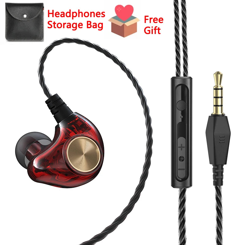 Auriculares Extra Bass con cable, auriculares de 3,5mm con micrófono, estilo fideos, auriculares deportivosки para Samsung