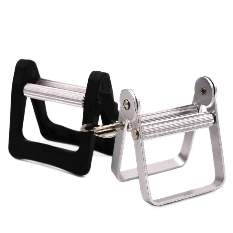 Dispensador Manual de Pasta Dental Metálico, Soporte para Tubos de Pintura, Cosméticos y Cremas