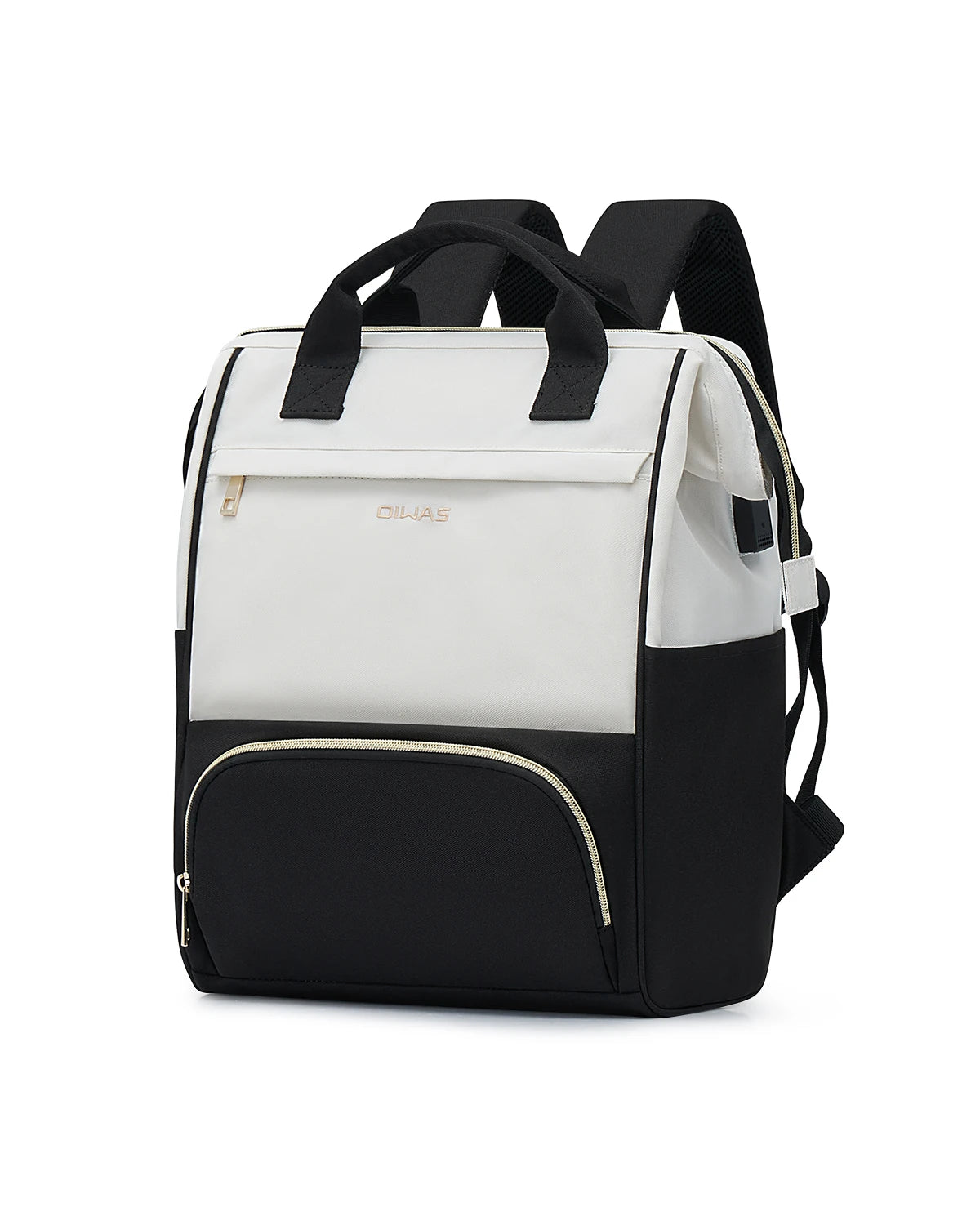 Mochila de almuerzo OIWAS para mujer, mochila para ordenador portátil de 15,6 pulgadas, mochila térmica con puerto USB, para hombres, viajes, trabajo, picnics, senderismo