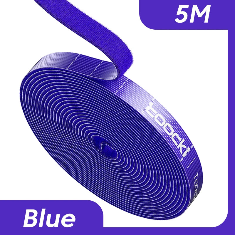Toocki-organizador de cables, gestión de cables, Organizador en forma de lágrima, bridas enrolladoras, accesorios para teléfono, organizador de cables y Cables