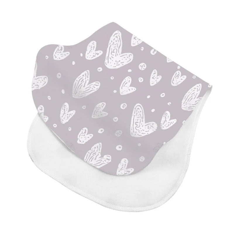 Paños de Bebé de 2 Capas, Baberos Absorbentes para Recién Nacidos, Baberos de Algodón Suave para Bebés, Regalo para Baby Shower