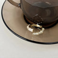 Anillo de Ópalo de Plata de Ley 925 para Mujer, Ajustable, para el Dedo Índice, Diseño Simple y Elegante, Joyería de Alta Gama, Regalo