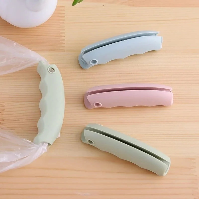 Soporte para bolsa de compras con asas acolchadas, asas de silicona para sujetar a compras, protección antideslizante para las manos, utensilios de cocina