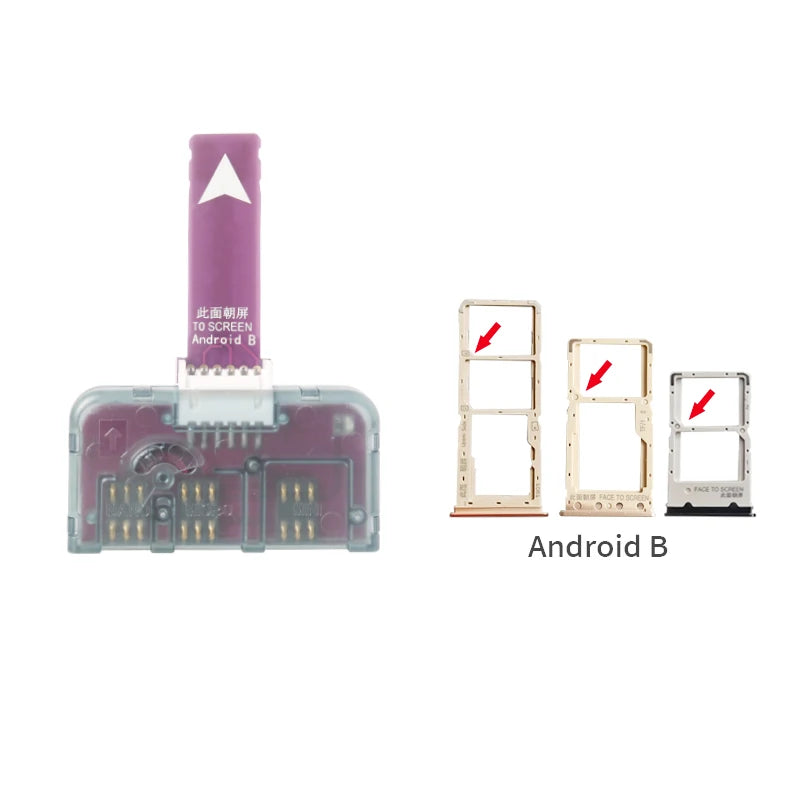 Adaptador de ranura para tarjeta SIM 4 en 1 NEX para iPhone, lector de tarjetas SIM, reemplazo rápido de tarjetas, soporte para tarjeta SIM, reinicio libre Nano