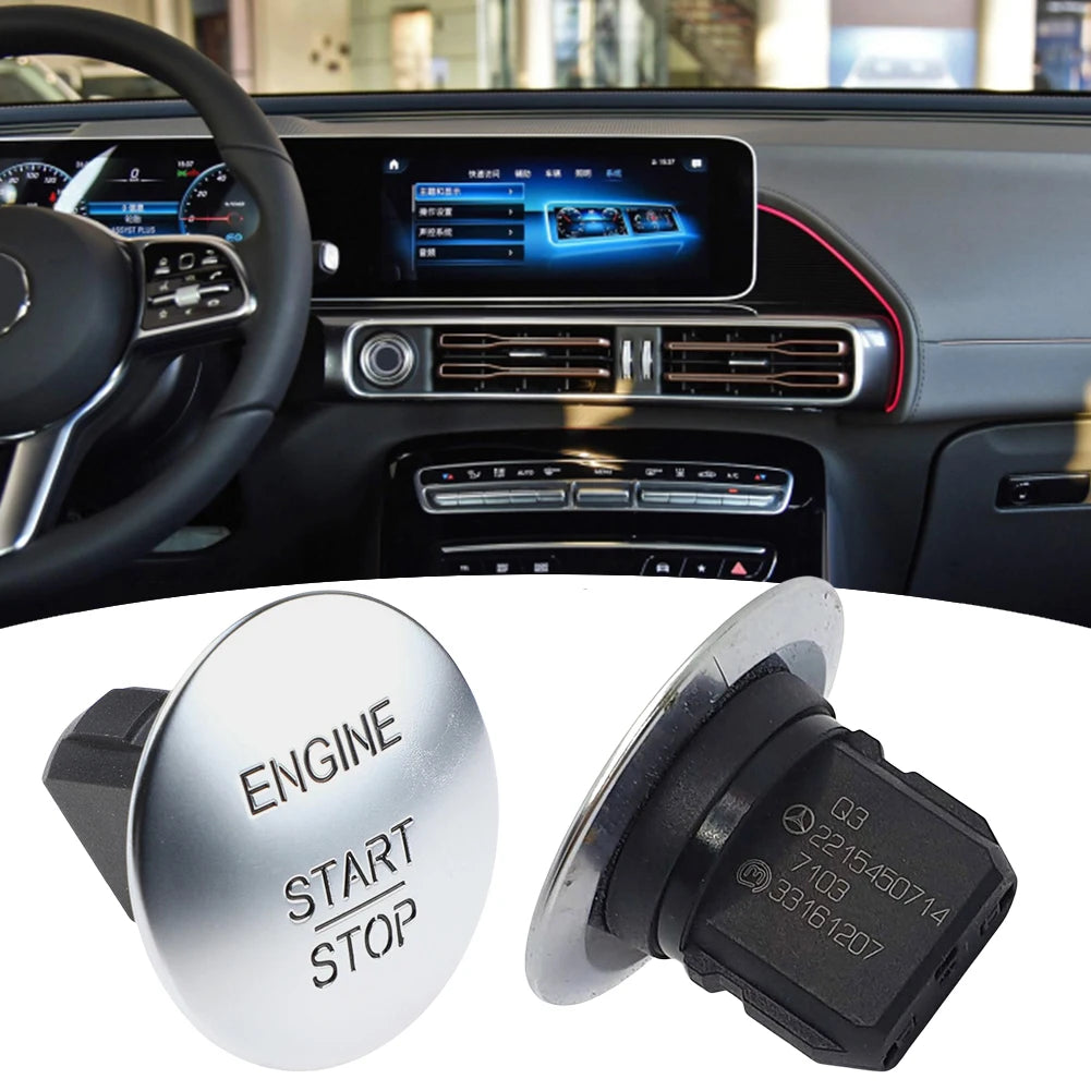 Botón de arranque y parada para coche, interruptor de encendido del motor sin llave para Mercedes Benz W164, W205, W212, W213, W164, W221, accesorios 2215450714