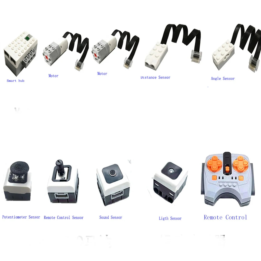 280 Uds piezas WeDo 2,0 RC juego de núcleos de robótica con seis sensores compatibles lego 45300 estudiante DIY juguete educativo de ladrillo