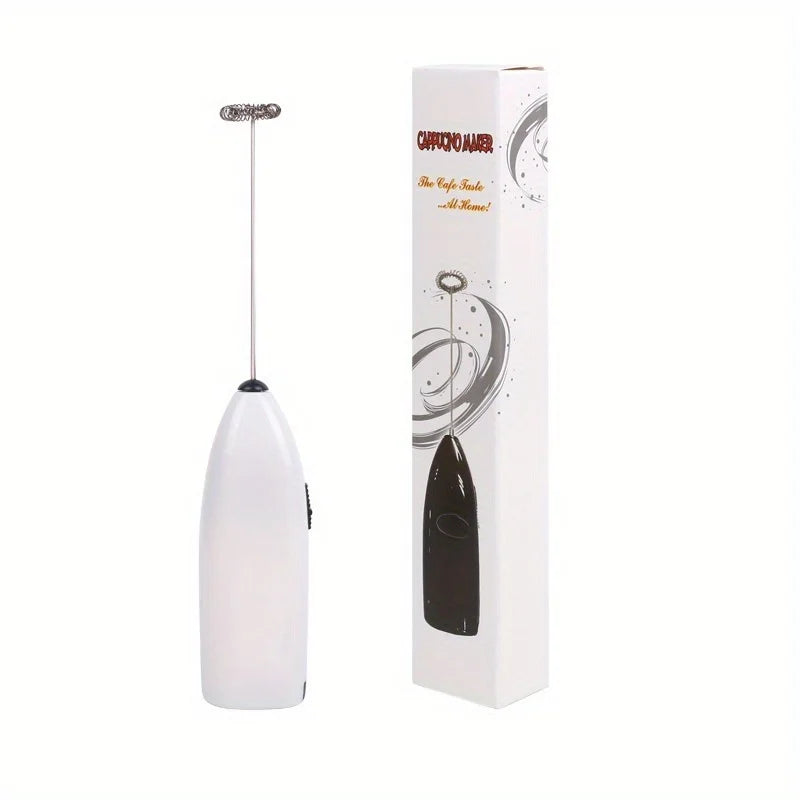 Batidor de huevos eléctrico de mano, Mini Espumador de leche con batería, mezclador de bebidas y café, Espumador de leche, herramientas de cocina
