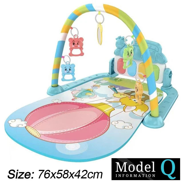 Soporte de Fitness para bebé, juego de música, juguetes de actividades de gimnasio, manta para gatear de Piano para recién nacido, almohadilla de juego de Pedal, regalos de educación temprana de 0 a 36 meses