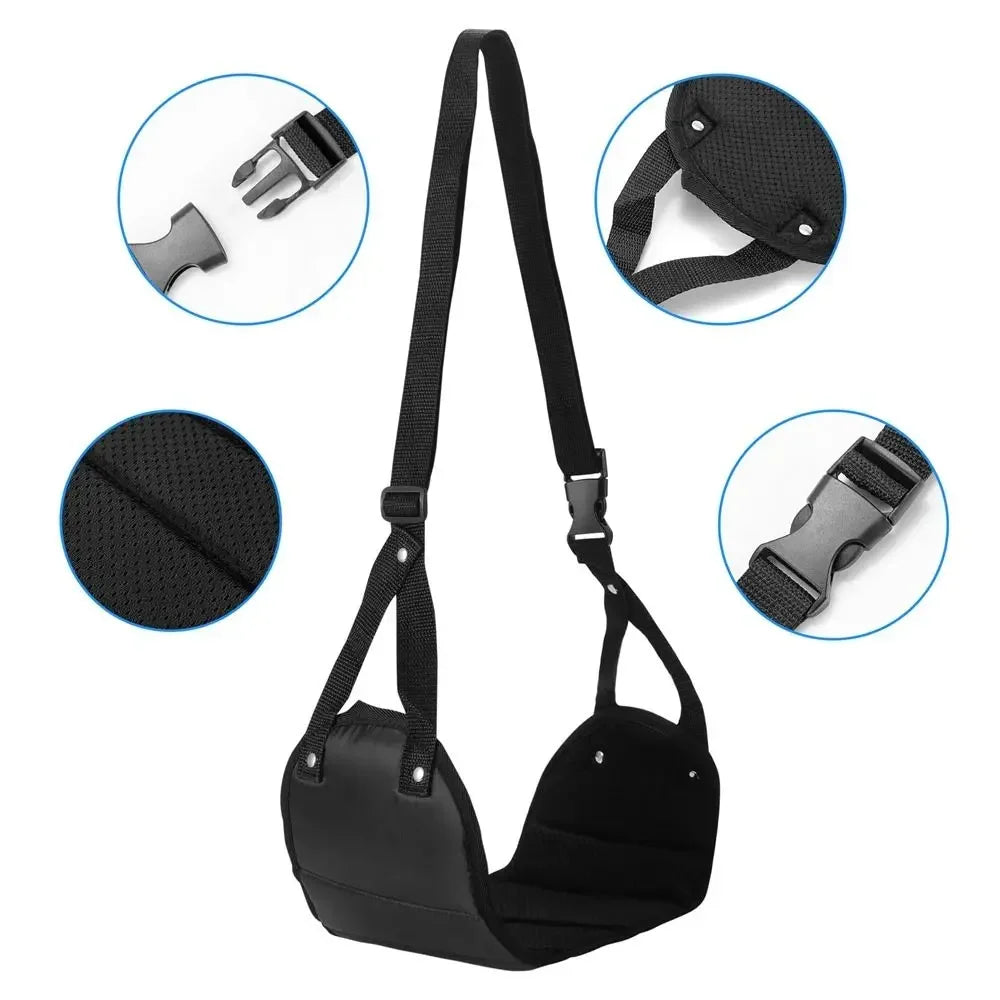 Cómoda hamaca con reposapiés de avión de viaje hecha con espuma viscoelástica de primera calidad, muebles de Patio, silla colgante, columpio para acampar