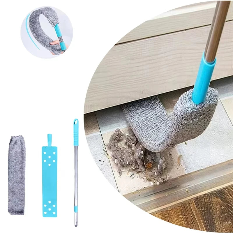 UNTIOR-fregona con mango largo, cepillo para polvo junto a la cama, plumero de limpieza desmontable, limpieza de huecos, sofá, muebles, limpiador de polvo, artículo para el hogar