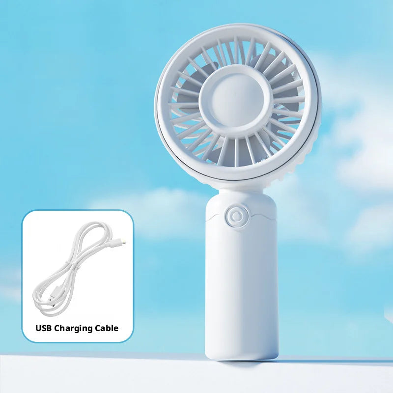 Nuevo Mini Ventilador Portátil USB Recargable Silencioso para Mesa, Maquillaje, Pestañas, Niños, Oficina, Viajes, Enfriador de Aire