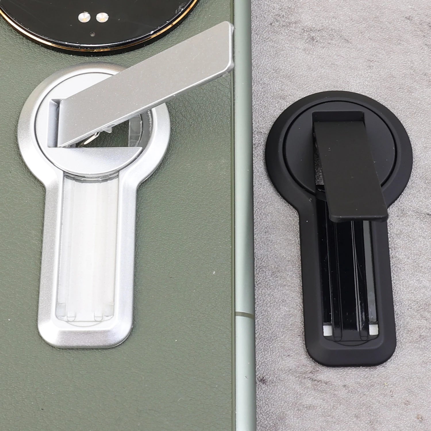 Soporte autoadhesivo portátil para teléfono móvil, soporte plegable ultrafino para teléfono de escritorio, soporte para IPhone, Samsung, Xiaomi