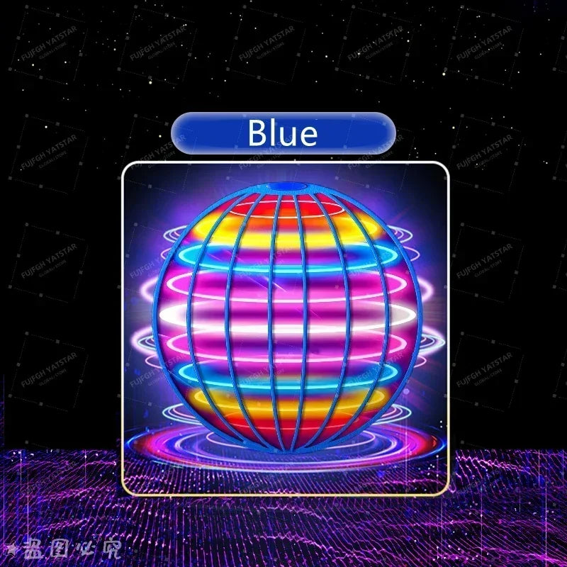 Bola voladora Boomerang Flyorb mágica con luces LED Drone Ball Fly Nova Orb Flying Spinner Fidget juguetes niños regalos de navidad
