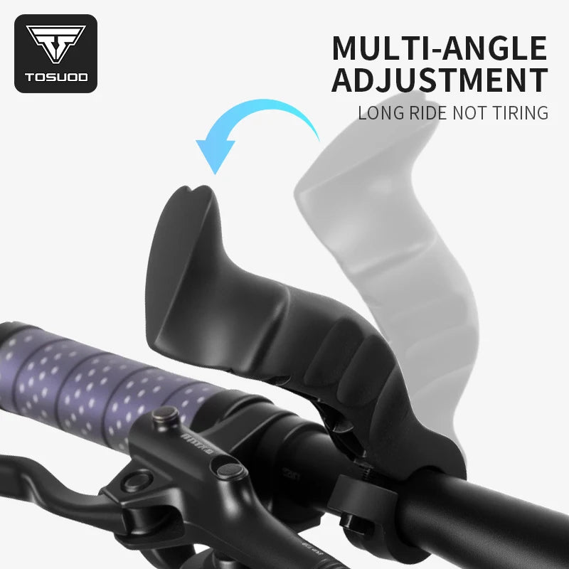 TOSUOD-extensiones de barra de bicicleta, diseño ergonómico, manillar de extensión ligero, accesorio cómodo para manillar de bicicleta