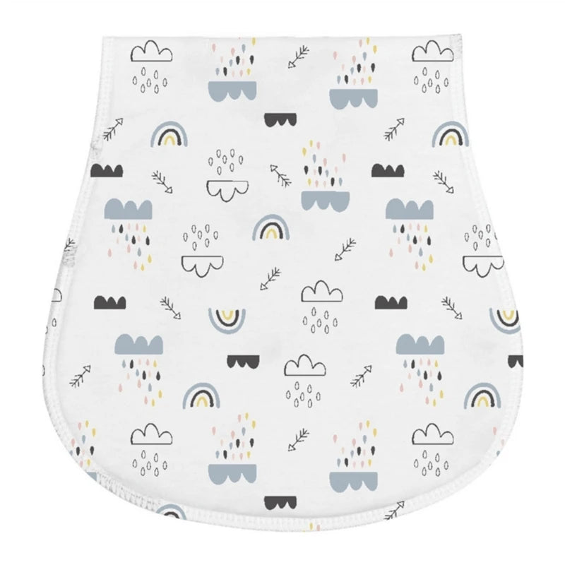 Paños de Bebé de 2 Capas, Baberos Absorbentes para Recién Nacidos, Baberos de Algodón Suave para Bebés, Regalo para Baby Shower