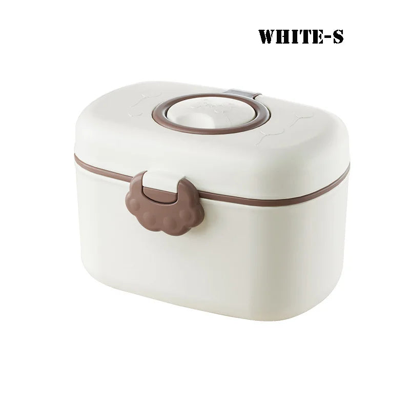 Contenedores portátiles de almacenamiento de alimentos para bebés, dispensador inteligente de fórmula de leche en polvo sin derrames sin BPA para frutas, aperitivos y nueces