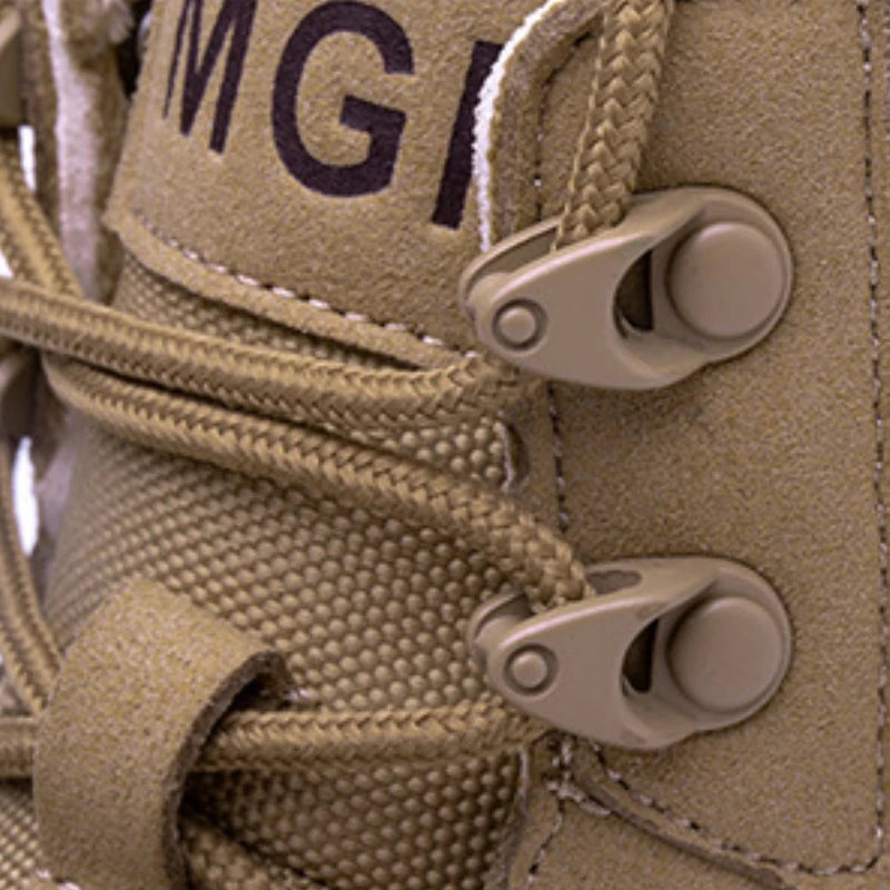 Botas de seguridad indestructibles para hombre, zapatos cómodos con punta de acero, zapatillas antigolpes a prueba de pinchazos, botas de trabajo antideslizantes para hombre