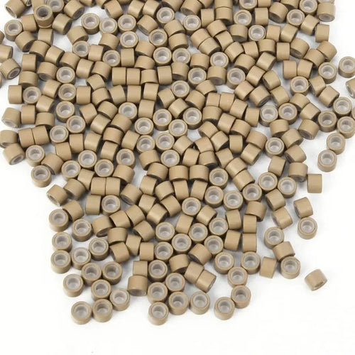 10000 unids/bolsa 5mm Micro anillo cuentas herramientas para extensiones de cabello micro anillos con silicona